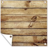 Tuindoek Planken - Hout - Rustiek - 100x100 cm Tuindoek Planken - Hout - Rustiek - 100x100 cm
