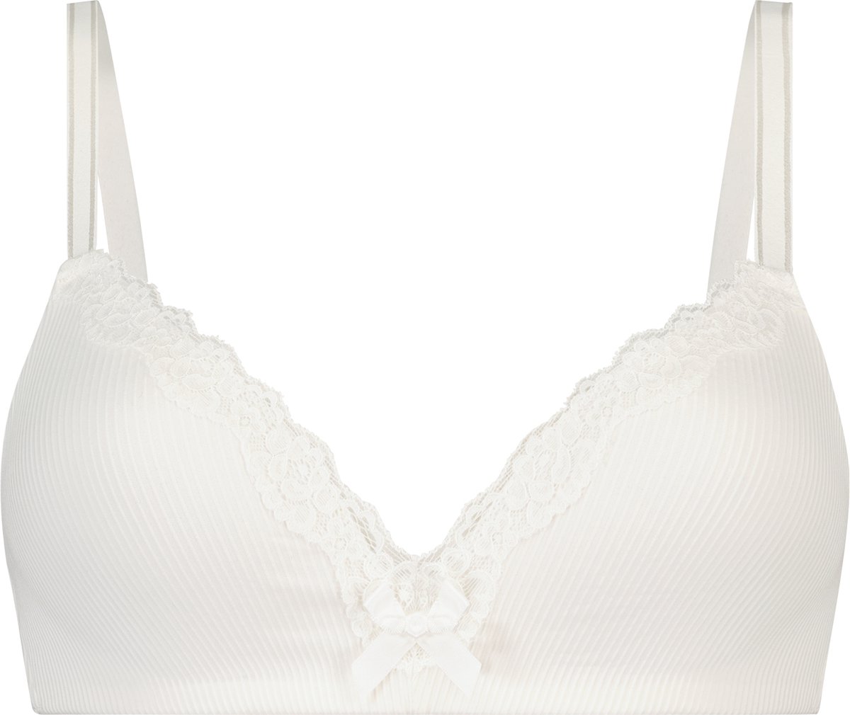 Hunkemöller Dames Lingerie Voorgevormde bh zonder beugel Lola - Wit