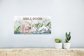 Poster Quotes - Girls room - Meisjes - Spreuken - Kids - Baby - Meisjes - 40x20 cm - Poster Babykamer