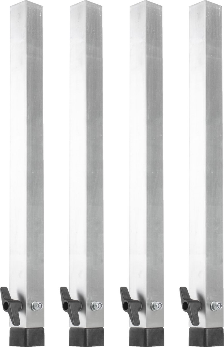 lightmaXX ALU-STAGE Variovoet SET Eco 60- 4x telescooppoten 60-100cm 40/40 - Accessoires