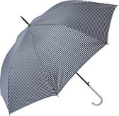 Paraplu Volwassenen Ø 100*88 cm Grijs Polyester Geruit Regenscherm