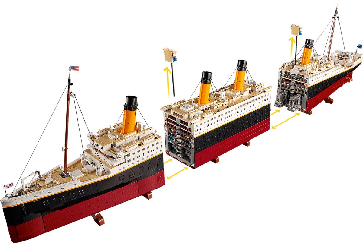 titanic lego creator