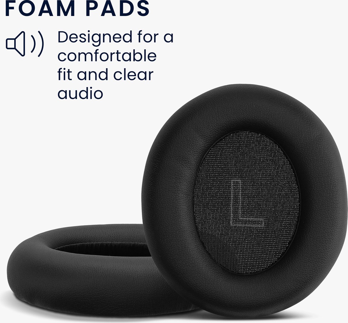 Vervangende oorkussens voor Anker Soundcore Life Q30/Q35 koptelefoons, zachte eiwitachtige lederen oorkussens, geluidsisolerend schuim Vervangende oorkussens voor Anker Soundcore Life Q30/Q35 koptelefoons, zachte eiwitachtige lederen oorkussens, geluidsisolerend schuim