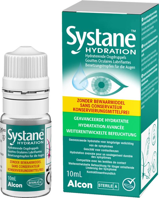 Systane Hydration (zonder conserveermiddel) - oogdruppels - 10ml | bol