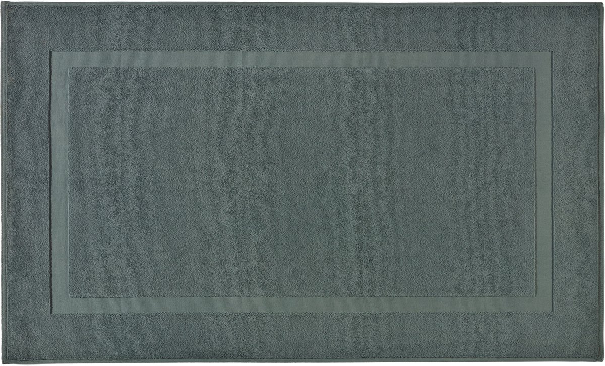 Casilin Badmat 60x100cm Una - Waterabsorberende Badkamermat - Wasbaar en Sneldrogend - Voor Douche en Bad - 100% Katoen - Rechthoek - Eucalyptus