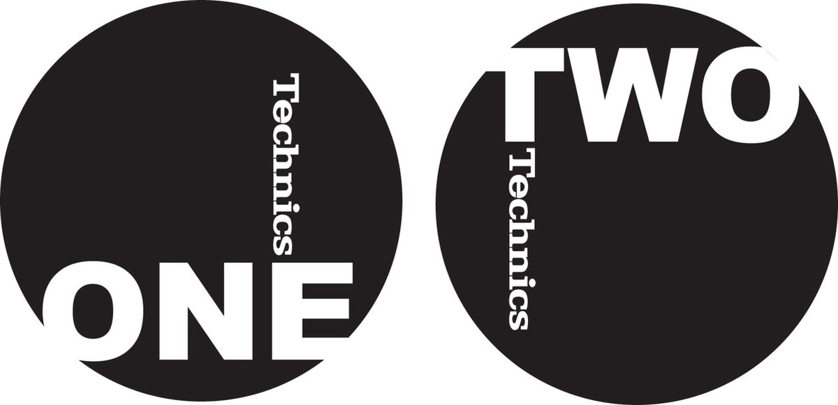 Magma Technics Slipmats One-Two (mixed set) - Slipmat voor draaitafels