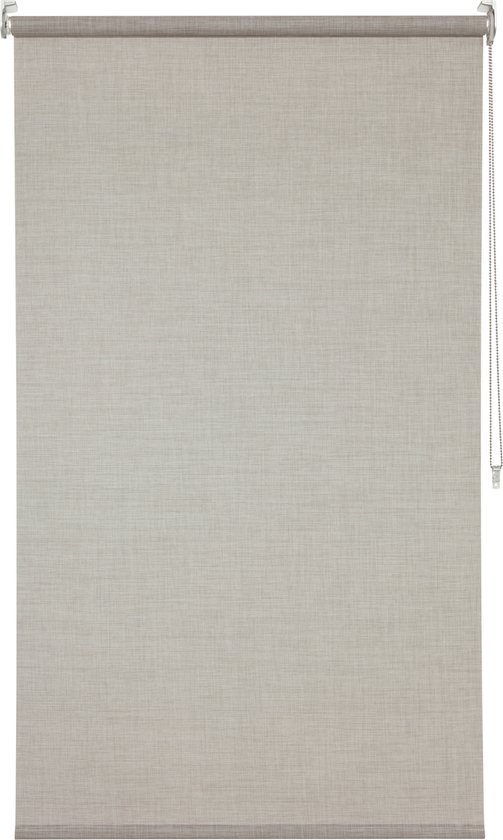 INSPIRE - zijrolgordijn zonwering PUEBLA- MOON - B.220 x H.250 cm - beige - warmte-isolerend - raamgordijn