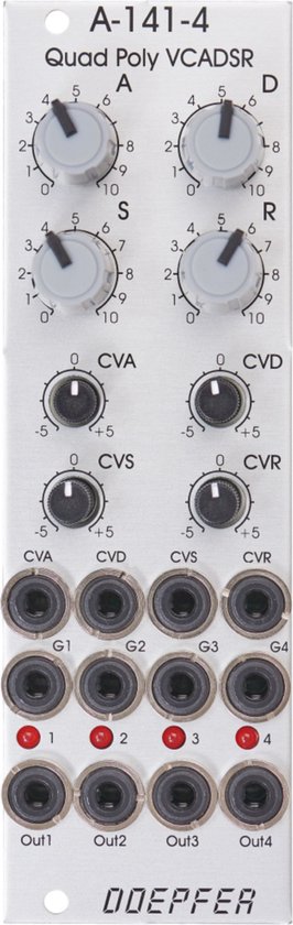 Doepfer A-141-4 Quad Poly VCADSR - Envelope modular synthesizer | bol