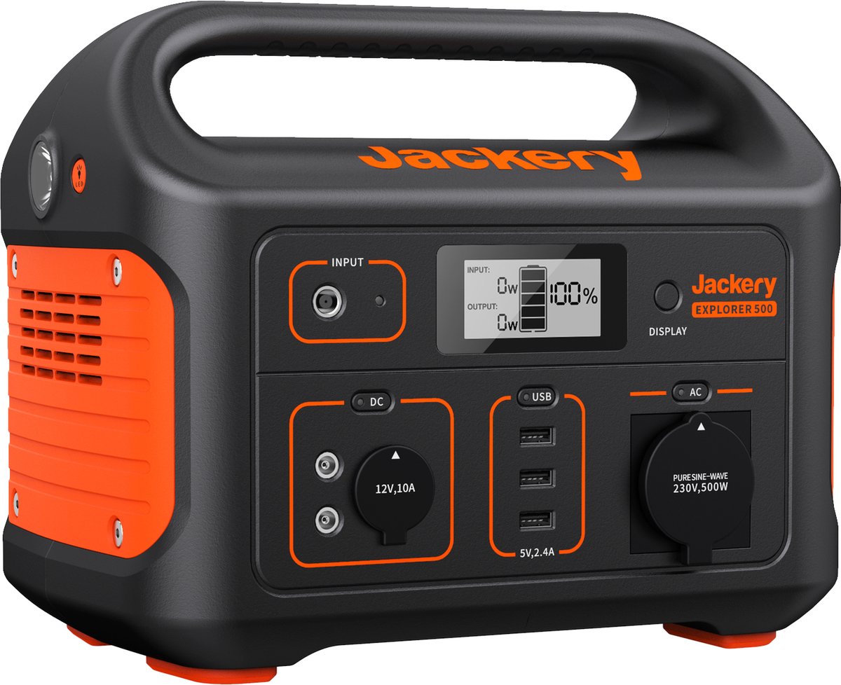 Jackery Explorer 500 - Draagbare Powerstation - powerbank - 230V Power Station generator