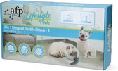 All For Paws Lifestyle 4 Pet-3 In 1 Elevated Double Dinner S