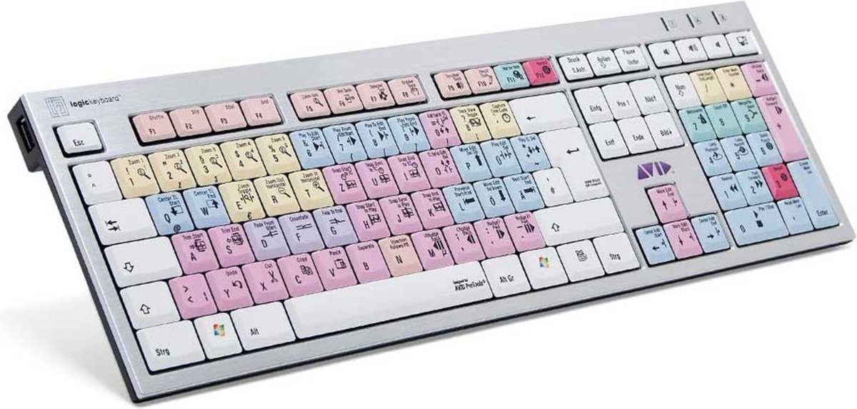 LogicKeyboard Slim-Line PC Keyboard DE (Pro Tools) - Apple muizen en toetsenborden