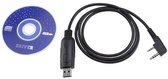 Baofeng Data Kabel - Walkietalkie - Walkie talkie voor professionals - Portofoon - Walkie talkie data kabel & USB herlaadkabel