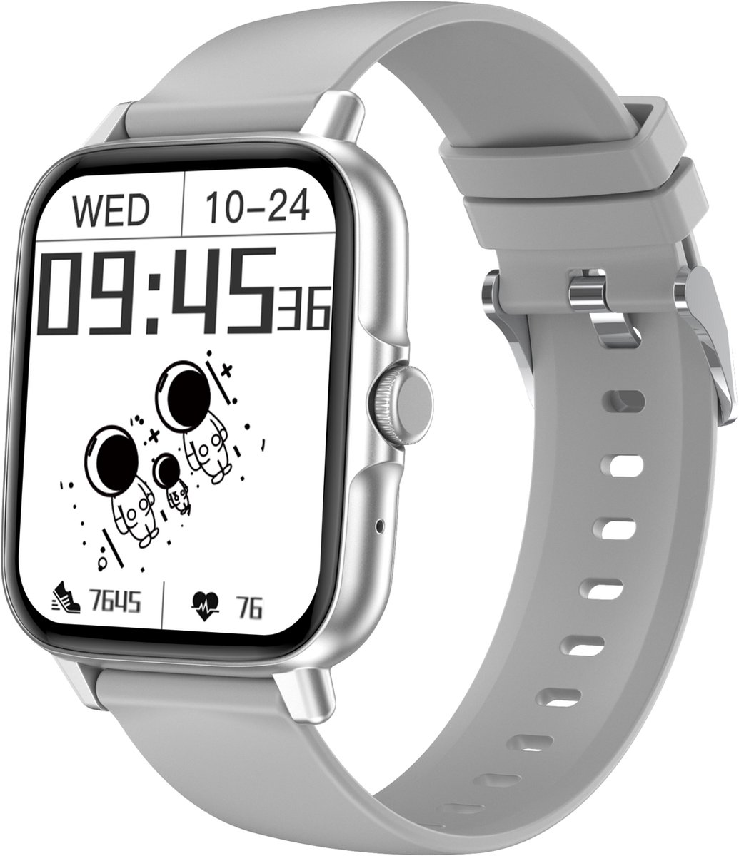 Belesy® GOOD TIME Smartwatch Dames Smartwatch Heren Horloge 1.