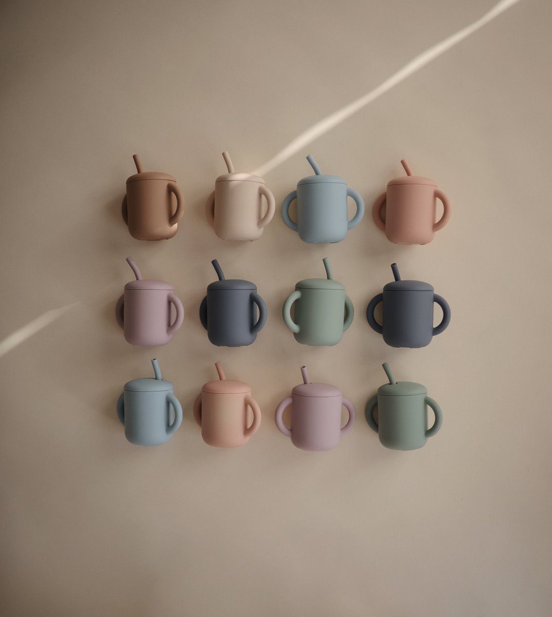 Mushie - Oefenbeker met Deksel en Rietje - Oefenbeker - Tradewinds