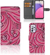 Hoesje ontwerpen Geschikt voor Samsung Galaxy A33 5G GSM Hoesje Swirl Pink