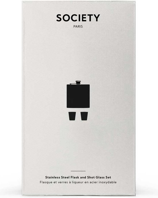 Coffret Hip Flask En Acier Inoxydable – Avec 2 Verres à Shot Et Entonnoir – Neuf