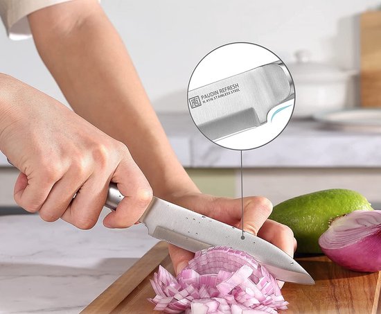 PAUDIN R4 Couteau de Chef Professionnel 12.5 cm - Couteau Japonais - Couteau de Chef - Extra Hygiénique
