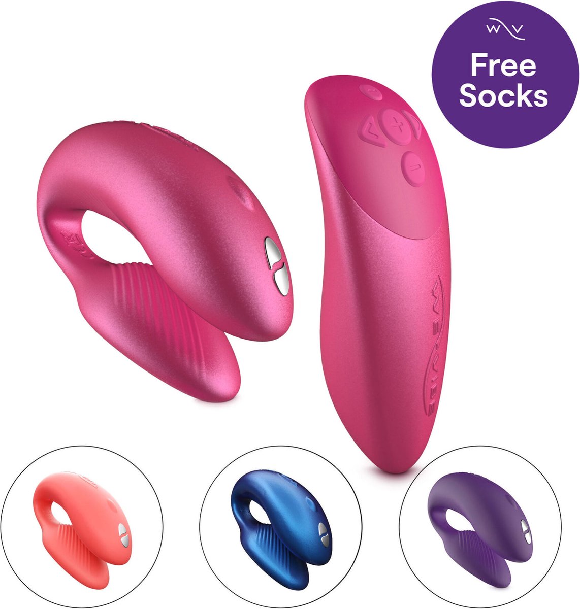 Goedkoopste We-Vibe - We-Vibe Chorus - Vibrators Couples Roze