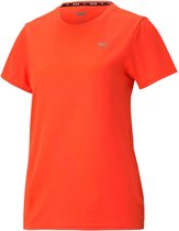 Puma Run Favoriete Korte Mouw T-Shirt Oranje - Maat XL