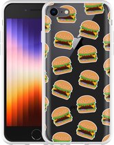 iPhone SE 2022 Hoesje Burgers - Designed by Cazy