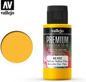 Premium Color Golden Yellow Fluorescent - 60ml - Vallejo - VAL-62032