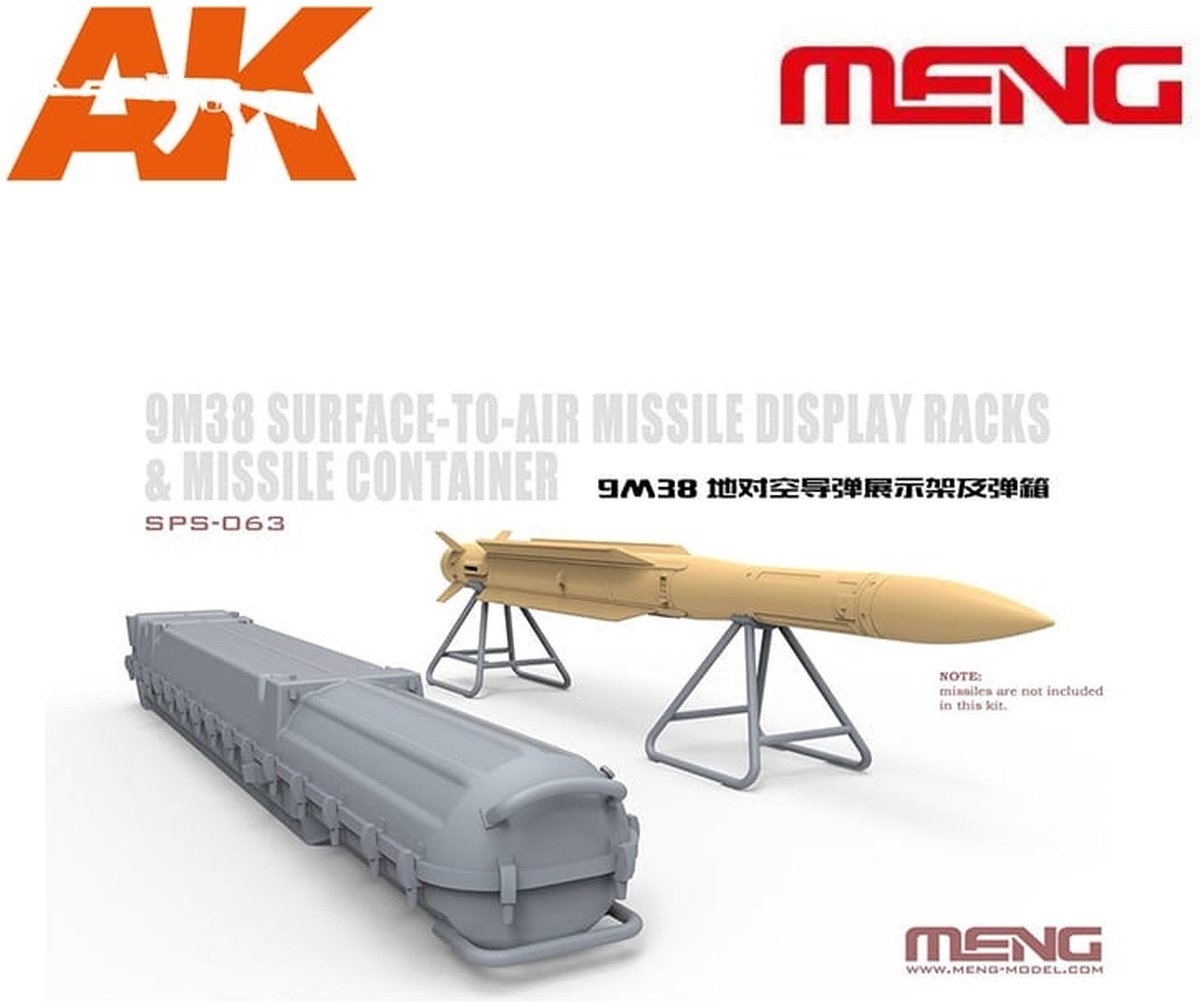 Russian 9M38 Surface-to-air Missile Display - Scale 1/35 - Meng Models - MM SPS-063