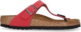 Birkenstock Gizeh Dames Slippers Scarlet Red Regular-fit | Rood | Imitatieleer | Maat 42