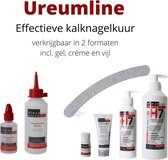 Ureumline-kalknagels behandelen - Effectieve kuur (LARGE) tegen kalknagels (voldoende voor +/- 8 maanden)-1 flesje nagelgel 100ml en een pompfles crème 250 ml-kalknagels-schimmelnagels-zwemmerseczeem