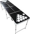 Afbeelding van het spelletje BeerCup Backspin Beer Pong tafelset hout Lines - Beerpong tafel  244 x 76 x 61 cm - inklapbaar - handvaten