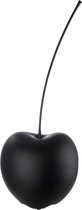 Sculptuur - Beeld - "Celebration" Kers - Zwart - Decoratief Figuur - Fruit - Diameter 25 cm - H 60 cm