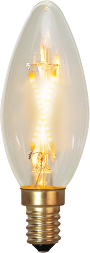 Kaarslamp - E14 - 0.5W - Super Warm Wit <2200K - Filament - Helder