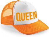 Queen snapback cap/ truckers pet voor dames - Koningsdag/ EK/ WK petten
