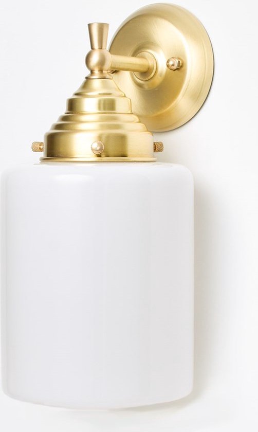 Art Deco Trade - Wandlamp Strakke Cilinder Royal Messing