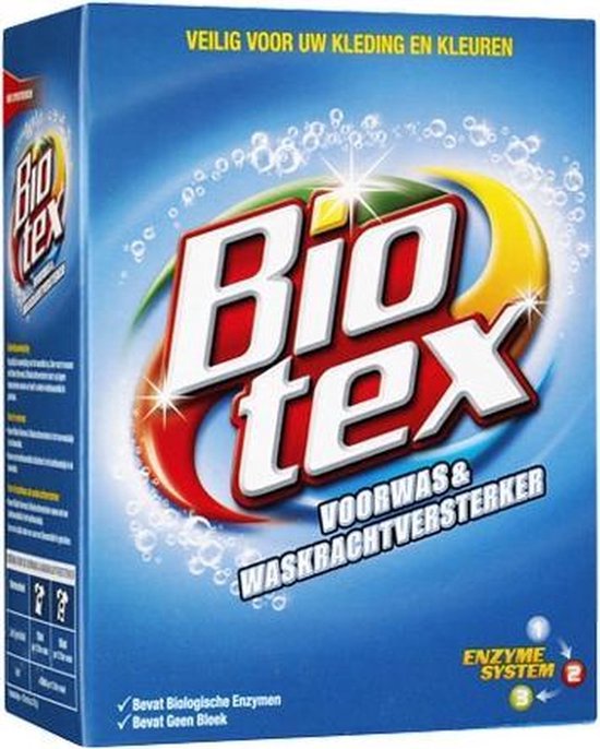 Biotex Voorwas en waskrachtversterker Waspoeder - 4 kg | bol.com