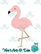 Flamingo Sticker - Roze Vogels - Handgemaakte Stickers - Journaling - Bullet Journal - Scrapbooking - Leuke Stickers - Laptop Sticker - Telefoon Sticker - Cute - Dier - Lief - Schattig - Wilde Dieren