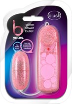 B Yours - Mini vibrator met afstandsbediening glitters - Roze