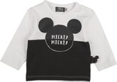 Zero2Three T-shirt Mickey - Zwart / Wit