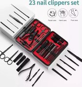 Fastsurfe - 23 Pcs Professionele Nail Cutter Set - Schaar Set - RVS - Nagelknipper Tool Set - Eagle Haak
