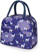 Koeltas - Warm houd Tas - Lunchtas - Volwassenen en kinderen - Compact & Handig: School - Lunch - Werk - Alpaca Droom