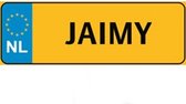 Nummer Bord Naam Plaatje - JAIMY - Cadeau Tip