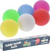 Boîte de 6 balles de Balles de tennis de table