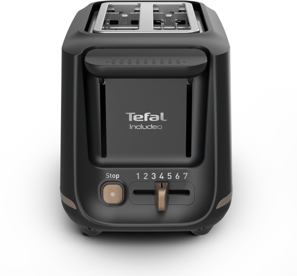 Tefal Includeo TT5338 - Broodrooster - 2 Sneden brood - Extra Breed - 7 Bruiningsniveau's - Hoge lift - Zwart thumbnail 2