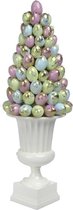 Goodwill - Egg cone topiary in pot - 43 cm (paasboom)