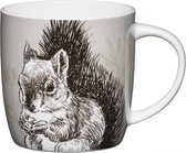 mok Squirrel Fine Bone China 425 ml porselein
