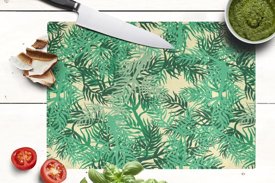 Planche à découper en Verres - 39x28 - Jungle - Motifs - Camouflage - Planches à découper en Glas