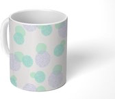 Mok - Koffiemok - Stippen - Pastel - Patronen - Mokken - 350 ML - Beker - Koffiemokken - Theemok