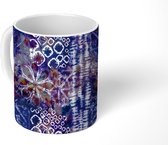 Mok - Abstract - Tie dye - Verf - Patronen - Mokken - 350 ML - Beker - Uitdeelcadeautjes