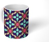 Mok - Koffiemok - Design - Geometrie - Mozaïek - Mokken - 350 ML - Beker - Koffiemokken - Theemok
