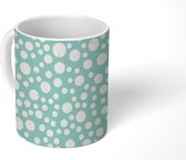 Mok - Patronen - Zee - Stippen - Mokken - 350 ML - Beker - Uitdeelcadeautjes