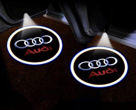 Auto deur logo projector licht, LED set van 2 stuks voor AUDI | bol.com